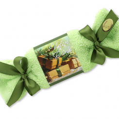 Sheep milk soap 100g in a washcloth "Vielen Dank", Verbena 