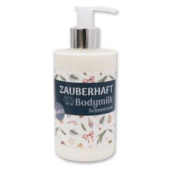 Bodymilk mit Schafmilch 250ml im Spender "Zauberhaft", Schneerose 