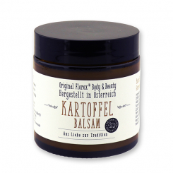 Kartoffel Balsam 100ml im braunen Glastiegel "Aus Liebe zur Tradition" 