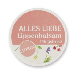 Lip balm 10ml "Alles Liebe", Peony 