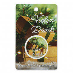 Lip balm 10ml with a card "Vielen Dank", Verbena 