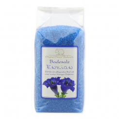 Badesalz 1kg in Cello, Enzian 