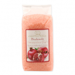 Bath salt 1kg in a cellophane bag, Pomegranate 