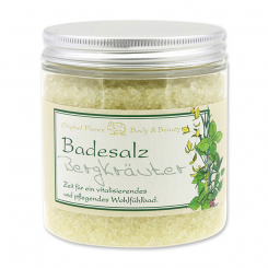 Badesalz 300g in der Dose klassisch, Bergkräuter 