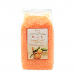 Badesalz 1kg in Cello, Mandarine-Zimt 