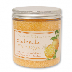 Bath salt 300g in a container classical, Orange 