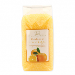 Bath salt 1kg in a cellophane bag, Orange 