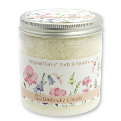Badesalz 300g 'Blütenzart' mit Motiv 5, Classic 
