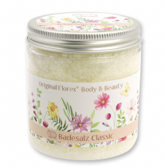 Bath salt 300g 'Blütenzart' with design 9, Classic 