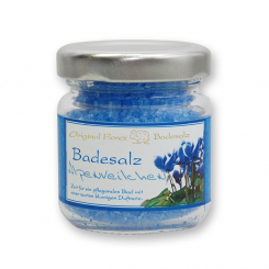 Bath salt 60g in a glass jar, Cyclamen 