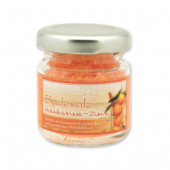 Badesalz 60g im Glas, Mandarine-Zimt 