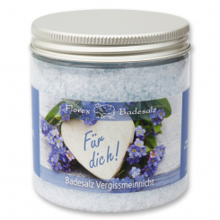 Badesalz 300g in der Dose "Für dich", Vergissmeinnicht 