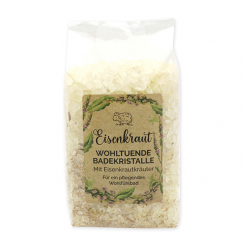 Bath salt rough 1kg in a cellophane bag, Verbena 