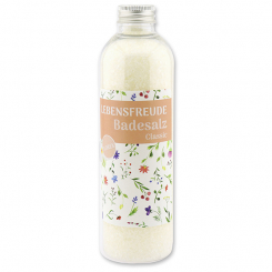 Bath salt 320g in a bottle "Lebensfreude", Classic 