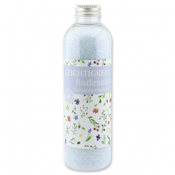 Bath salt 320g in a bottle "Leichtigkeit", Forget Me Not 