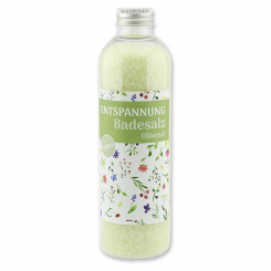 Bath salt 320g in a bottle "Entspannung", Olive Oil 