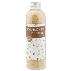 Bath salt 320g in a bottle "Gemütlichkeit", Swiss Pine 