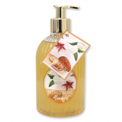 Liquid sheepmilk soap 500ml in a dispenser with a card, Almond 