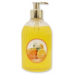 Liquid sheepmilk soap 500ml in a dispenser, Orange 