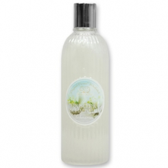 Shower- & foam bath with organic sheep milk 330ml in the bottle, Christmas Rose White 