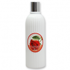 Shampoo hair&body with organic sheep milk 330ml in the bottle, Rose red 