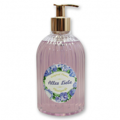 Flüssigseife mit Schafmilch 500ml im Spender "Alles Liebe", Lavendel 