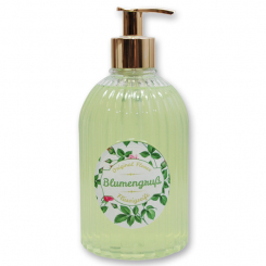 Flüssigseife mit Schafmilch 500ml im Spender "Blumengruß", Eisenkraut 