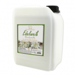 Body milk with organic sheep milk refill 5L in a canister, Edelweiss 