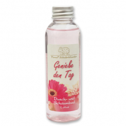 Dusch- und Schaumbad mit Schafmilch 75ml "Genieße den Tag", Lotus 