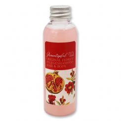 Shampoo hair&body with organic sheep milk 75ml, Pomegranate 