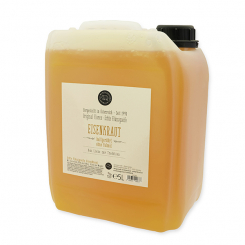 Real liquid plant oil soap with sheep milk refill 5L in a canister, Verbena 