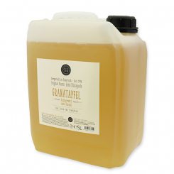 Real liquid plant oil soap with sheep milk refill 5L in a canister, Pomegranate 