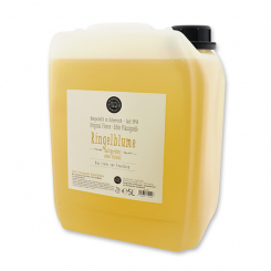 Real liquid plant oil soap with sheep milk 5L in a canister, marigold 