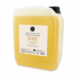 Real liquid plant oil soap with sheep milk refill 5L in a canister, wild rose 