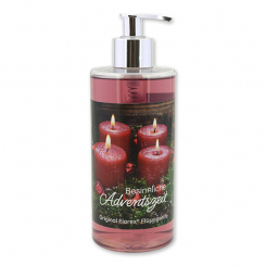 Liquid sheep milk soap 400ml in a dispenser "Besinnliche Adventszeit", Winter magic 