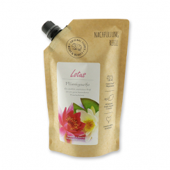 Liquid sheep milk soap 500ml in a refill-bag, Lotus 