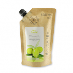 Liquid sheep milk soap 500ml in a refill-bag, Olive 