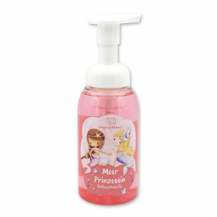 Foam soap with organic sheep milk 300ml in a dispenser "Meer Prinzessin", Flower magic 