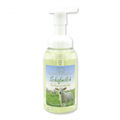 Schaumseife mit biologischer Schafmilch 300ml im Spender, Classic 
