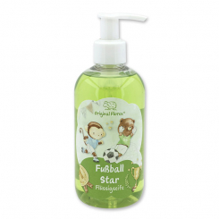 Liquid soap with organic sheep milk 300ml in a dispenser "Fußball Star", Magic land 