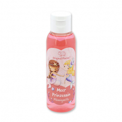 Liquid soap with organic sheep milk 75ml in a bottle "Meer Prinzessin", Flower magic 