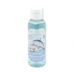 Liquid soap with organic sheep milk 75ml in a bottle "Sanftes Meeresrauschen", Cloud breeze 