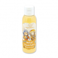 Pflegeshampoo mit biologischer Schafmilch 75ml in der Flasche "Weltall Traumfahrt", Fruchttraum 