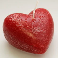 Florex Duftkerze Glücksherz Granatpfel 7 x 7 x 4,5 cm 