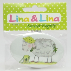 Lina's magnet in a cellophane bag, "Eisenkraut" 