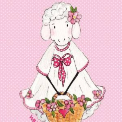 Lina's post card, "Wildrosen Lina" 