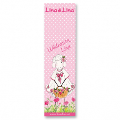 Lina's book mark, "Wildrosen Lina" 