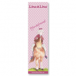 Lina's book mark, "Pferdefreund" 