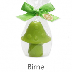 Schafmilchseife Fliegenpilz 50g, in Cello, Birne 