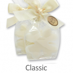Sheep milk soap cloverleaf midi 25g in a cellophane, Classic 